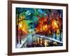 Magic Walk-Leonid Afremov-Framed Art Print