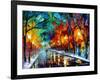 Magic Walk-Leonid Afremov-Framed Art Print