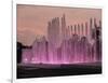 Magic Water Circuit in La Reserva Park, sunset, Lima, Peru, South America-Karol Kozlowski-Framed Photographic Print