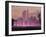 Magic Water Circuit in La Reserva Park, sunset, Lima, Peru, South America-Karol Kozlowski-Framed Photographic Print