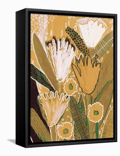 Magic Wildflowers / Yellow a Green-Alisa Galitsyna-Framed Stretched Canvas