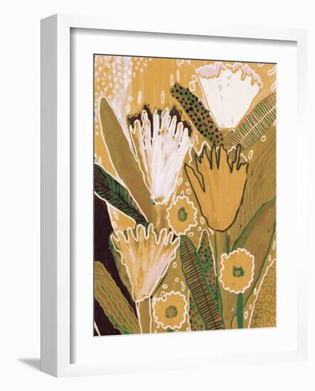 Magic Wildflowers / Yellow a Green-Alisa Galitsyna-Framed Giclee Print