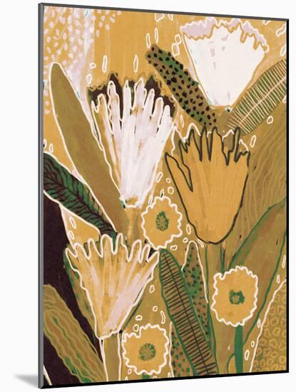 Magic Wildflowers / Yellow a Green-Alisa Galitsyna-Mounted Giclee Print