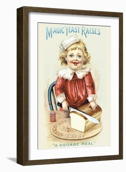 Magic Yeast Raises "A Square Meal"-null-Framed Art Print