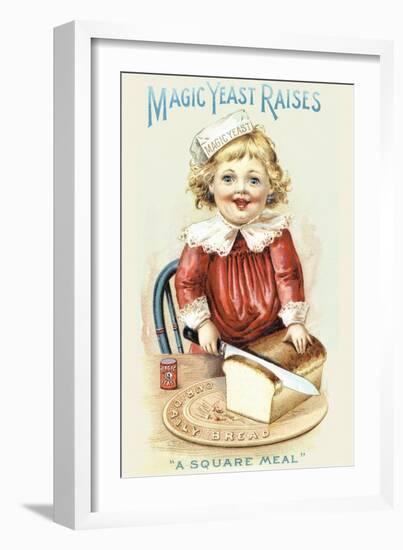 Magic Yeast Raises "A Square Meal"-null-Framed Art Print