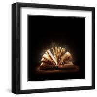 Magical Book or Bible-Brian Jackson-Framed Art Print