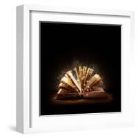 Magical Book or Bible-Brian Jackson-Framed Art Print