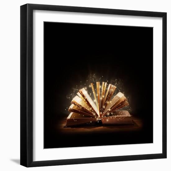 Magical Book or Bible-Brian Jackson-Framed Art Print