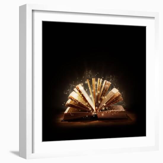 Magical Book or Bible-Brian Jackson-Framed Art Print