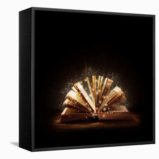 Magical Book or Bible-Brian Jackson-Framed Stretched Canvas