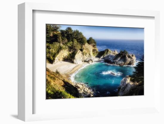 Magical Cove, Big Sur, California-George Oze-Framed Photographic Print