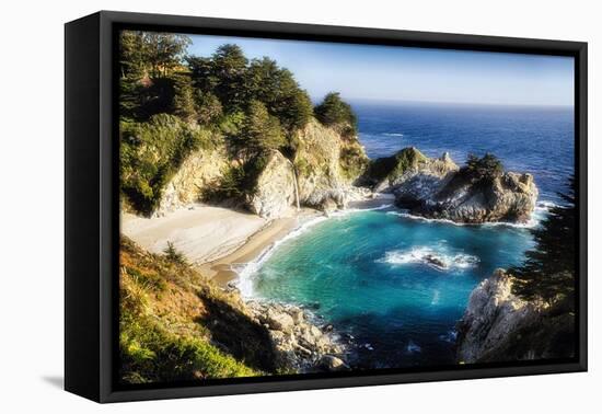 Magical Cove, Big Sur, California-George Oze-Framed Stretched Canvas