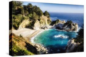 Magical Cove, Big Sur, California-George Oze-Stretched Canvas