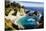 Magical Cove, Big Sur, California-George Oze-Mounted Premium Photographic Print