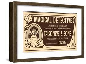 Magical Detectives Falconeye-null-Framed Art Print