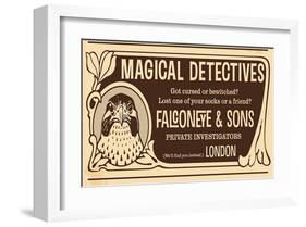 Magical Detectives Falconeye-null-Framed Art Print