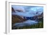 Magical Dreamy Fog at Tunnel View - Yosemite National Park-Vincent James-Framed Photographic Print