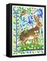 Magical Garden Hare-Isabelle Brent-Framed Stretched Canvas