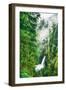 Magical Metlako Falls in Spring, Waterfall Columbia River Gorge, Oregon-Vincent James-Framed Photographic Print