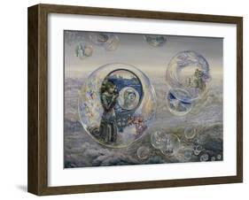 Magical Mirror Bubbles-Josephine Wall-Framed Giclee Print