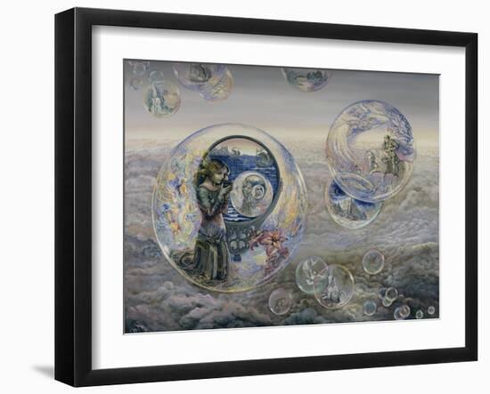Magical Mirror Bubbles-Josephine Wall-Framed Giclee Print