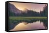 Magical Morning Light at Half Dome - Yosemite Valley-Vincent James-Framed Stretched Canvas