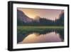 Magical Morning Light at Half Dome - Yosemite Valley-Vincent James-Framed Photographic Print