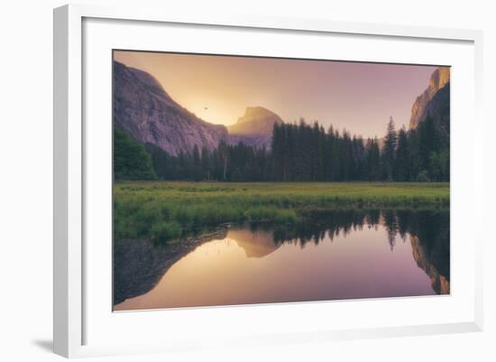 Magical Morning Light at Half Dome - Yosemite Valley-Vincent James-Framed Photographic Print