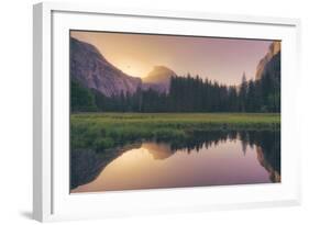 Magical Morning Light at Half Dome - Yosemite Valley-Vincent James-Framed Photographic Print