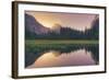 Magical Morning Light at Half Dome - Yosemite Valley-Vincent James-Framed Photographic Print