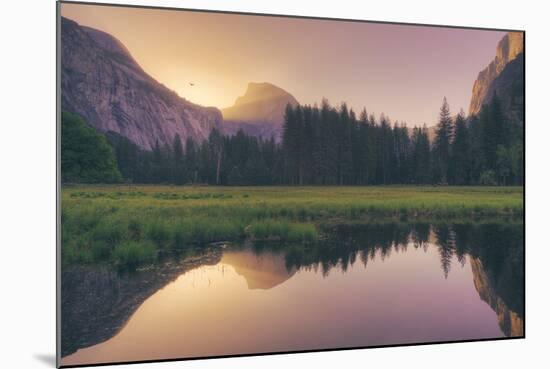 Magical Morning Light at Half Dome - Yosemite Valley-Vincent James-Mounted Photographic Print