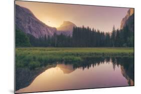 Magical Morning Light at Half Dome - Yosemite Valley-Vincent James-Mounted Photographic Print