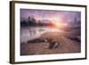 Magical Mud Pot Morning, Yellowstone Wyoming-Vincent James-Framed Photographic Print