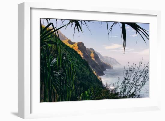 Magical Na Pali Coast, Kaui Hawaii Islands-Vincent James-Framed Photographic Print
