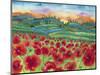 Magical Poppy Field-Carissa Luminess-Mounted Giclee Print