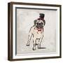 Magical Pug 2-Marcus Prime-Framed Art Print