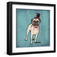 Magical Pug-Marcus Prime-Framed Art Print