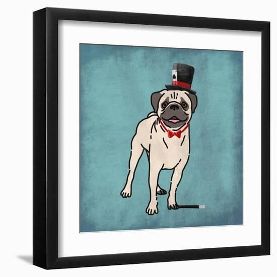 Magical Pug-Marcus Prime-Framed Art Print