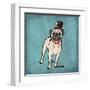 Magical Pug-Marcus Prime-Framed Art Print