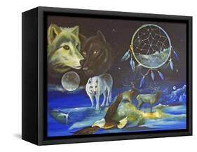 Magical Spirits-Sue Clyne-Framed Stretched Canvas
