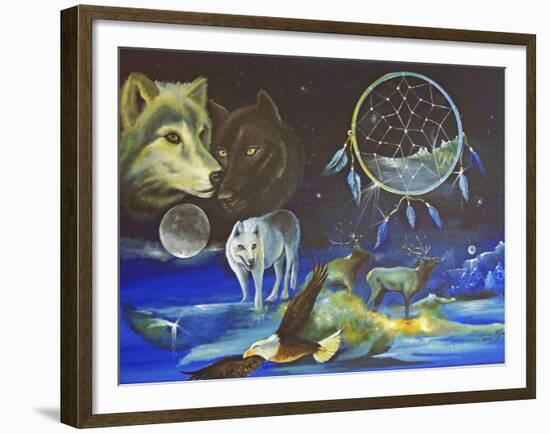 Magical Spirits-Sue Clyne-Framed Giclee Print