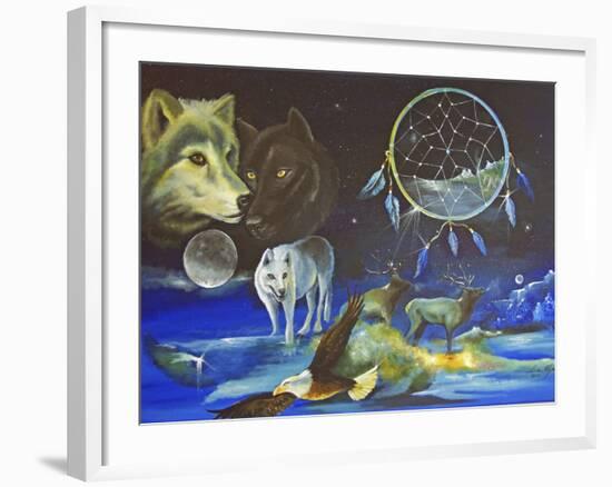 Magical Spirits-Sue Clyne-Framed Giclee Print