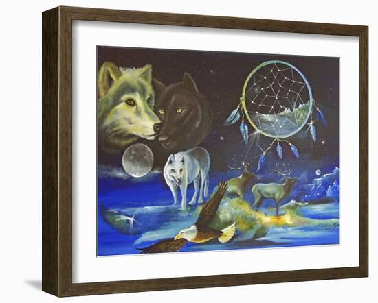 Magical Spirits-Sue Clyne-Framed Giclee Print