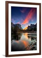 Magical Sunrise at Valley View, Yosemite National Park-Vincent James-Framed Photographic Print