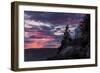 Magical Sunset at Bass Harbor Lighthouse, Maine-Vincent James-Framed Premium Photographic Print