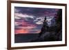 Magical Sunset at Bass Harbor Lighthouse, Maine-Vincent James-Framed Photographic Print