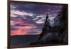 Magical Sunset at Bass Harbor Lighthouse, Maine-Vincent James-Framed Photographic Print