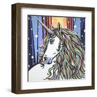 Magical Unicorn II-Carolee Vitaletti-Framed Art Print