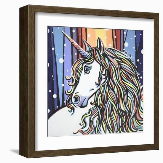 Magical Unicorn II-Carolee Vitaletti-Framed Art Print