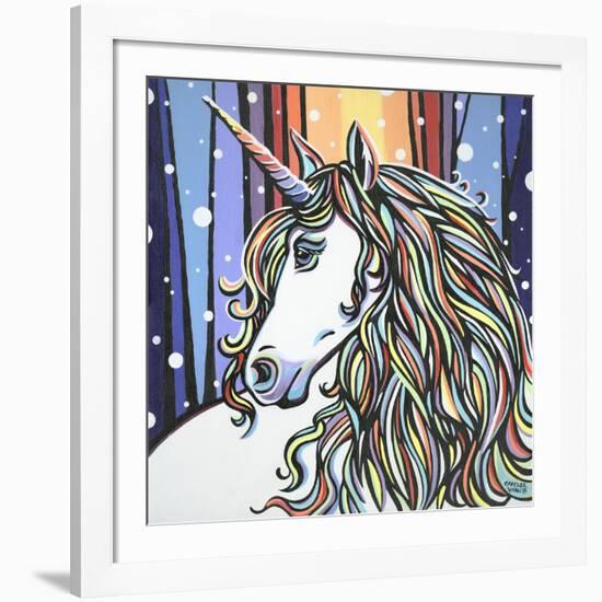 Magical Unicorn II-Carolee Vitaletti-Framed Art Print